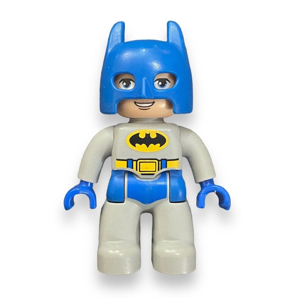Lego Duplo Batman Figure Gray Costume DC Comics